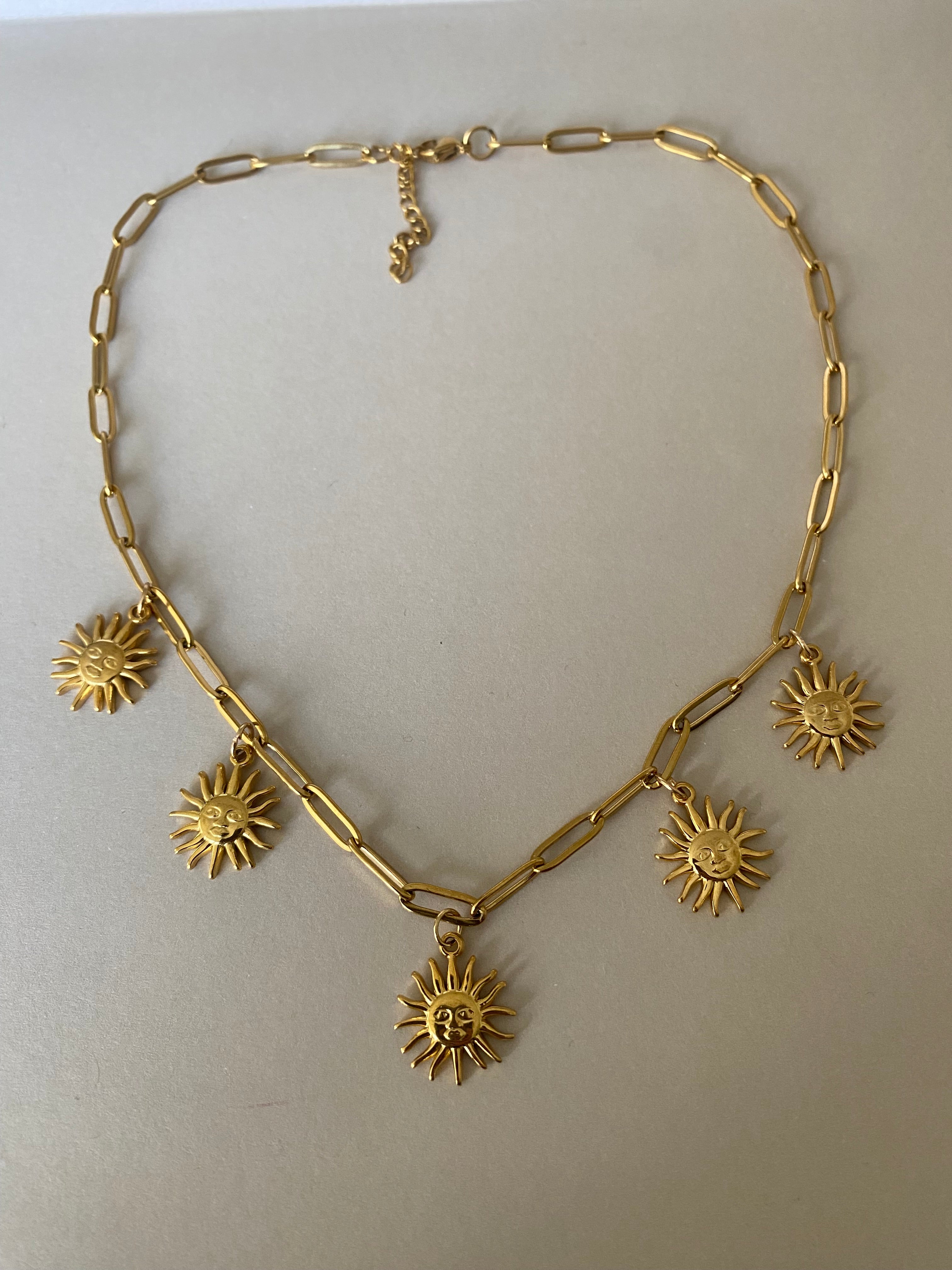 Collier petit soleil